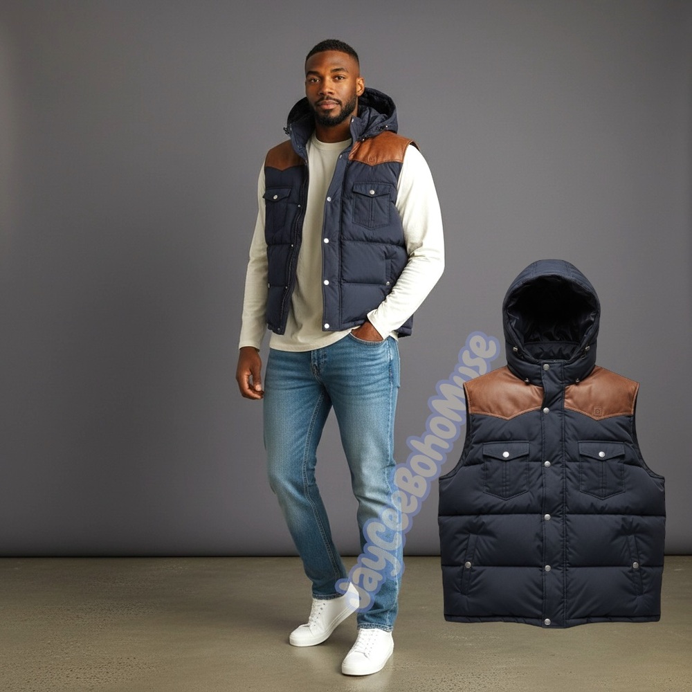 Hooded Puffer vest